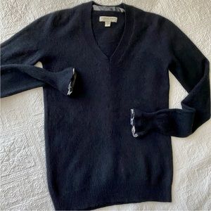 Burberry black cashmere blend sweater size S